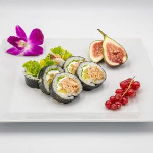 Futomaki ZEN -  z pieczonym łososiem i konfiturą figową